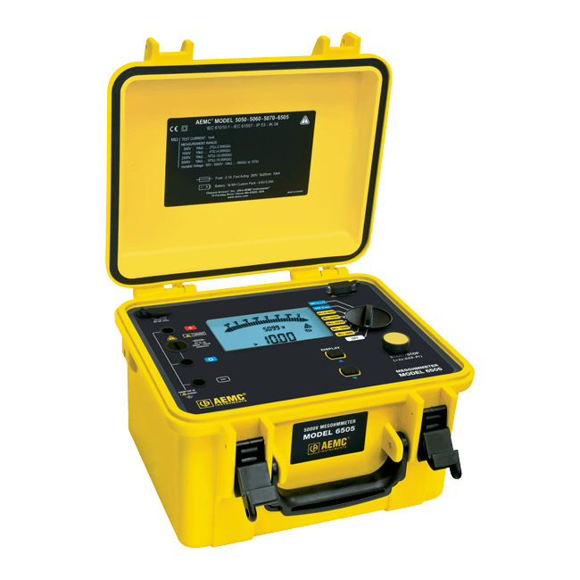 AEMC 5000V DIGITAL/ANALOG Megohm meters